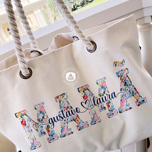 Tote Bag Personalizado com Nome – Para Mamã, Vovó ou Quem Tu Quiseres!