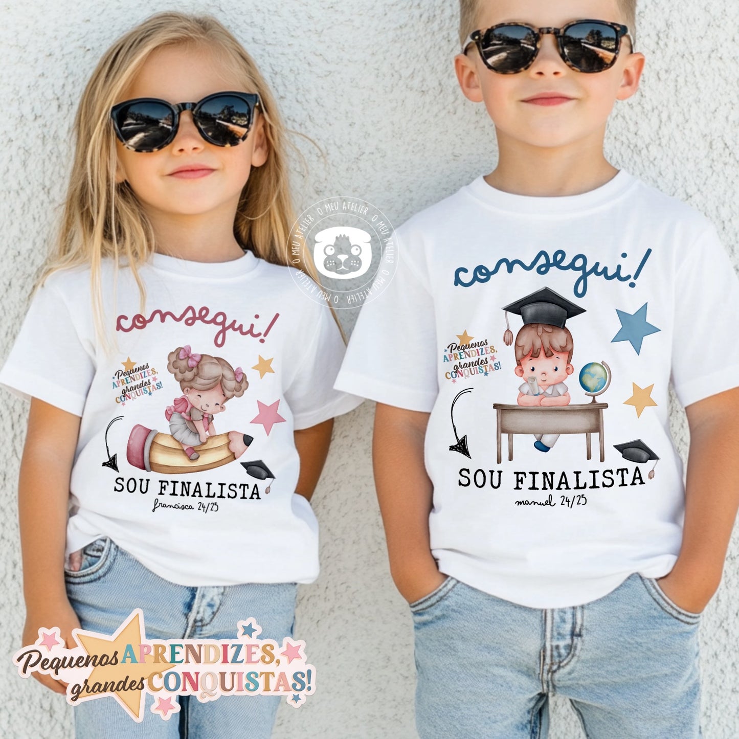 T-shirt Finalistas 2025 Personalizada