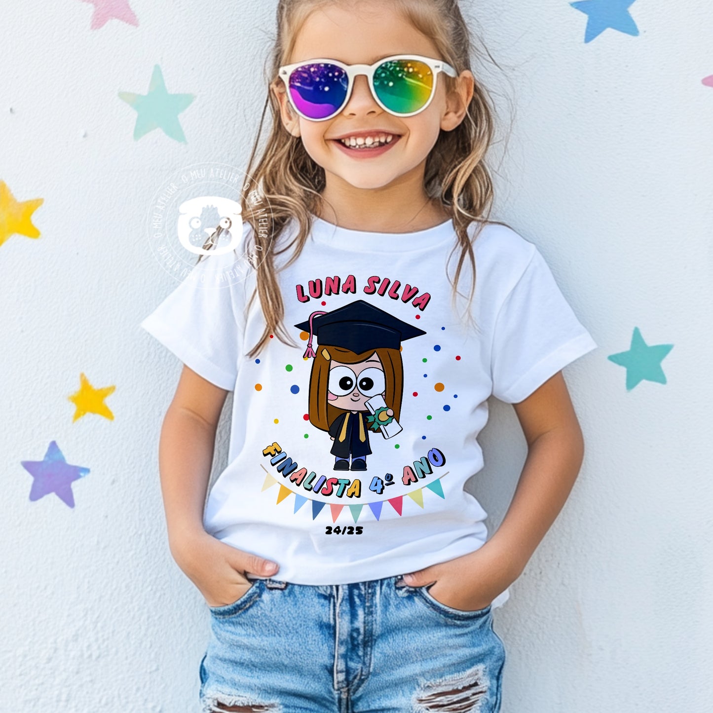 T-shirt Finalistas 2025 Personalizada