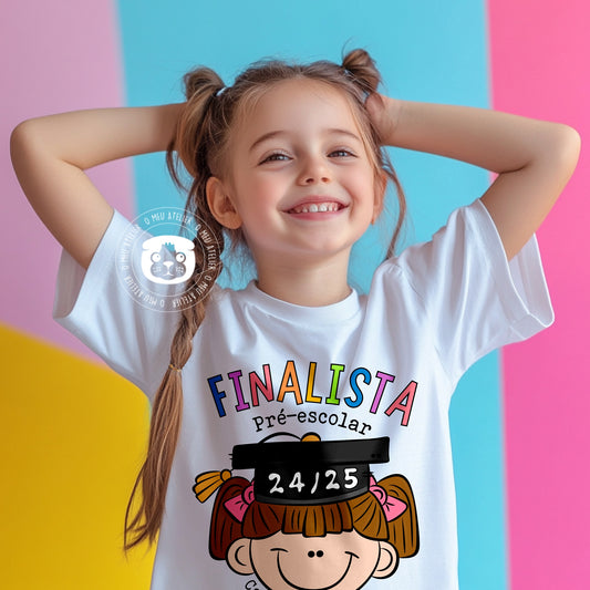T-shirt Finalistas 2025 Personalizada