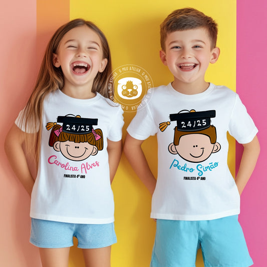 T-shirt Finalistas 2025 Personalizada