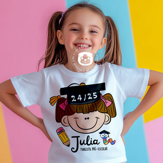 T-shirt Finalistas 2025 Personalizada