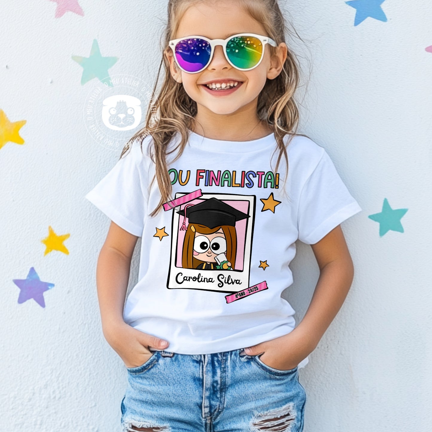 T-shirt Finalistas 2025 Personalizada