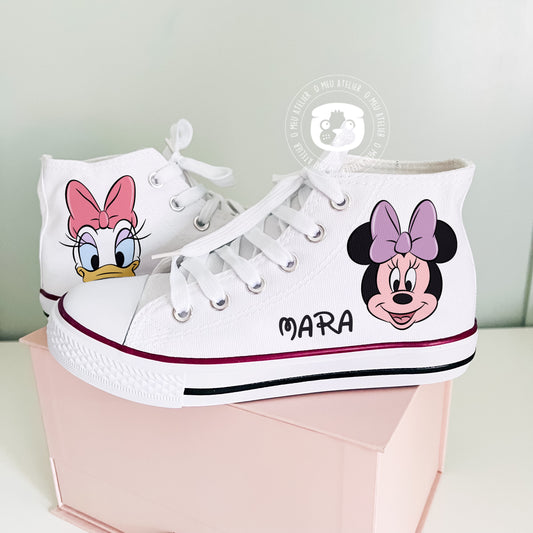 Sapatilhas Personalizadas – Estilo Clássico de Cano Alto