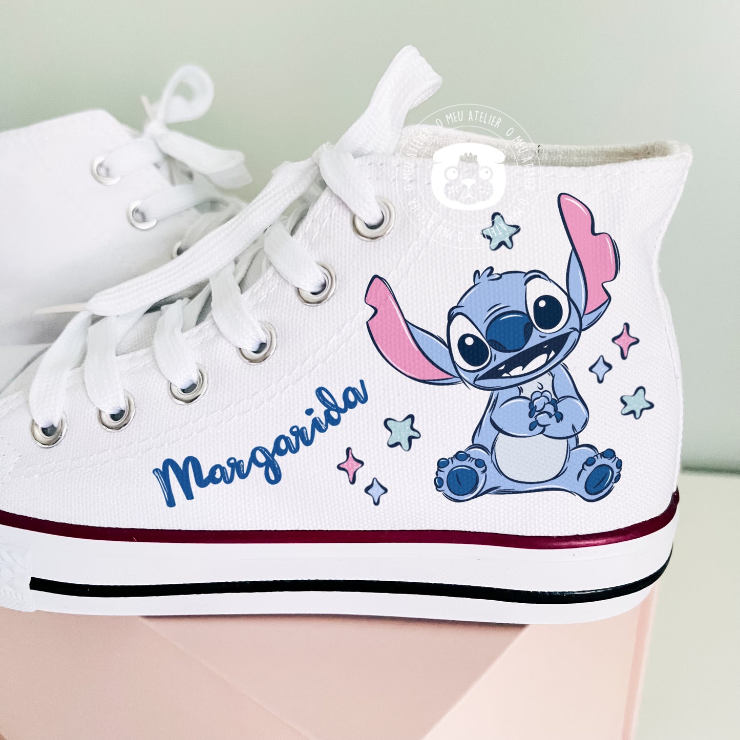 Sapatilhas Personalizadas – Estilo Clássico de Cano Alto