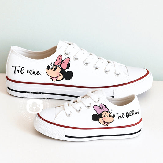 Conjunto de Sapatilhas Personalizadas – Estilo Clássico de Cano Baixo