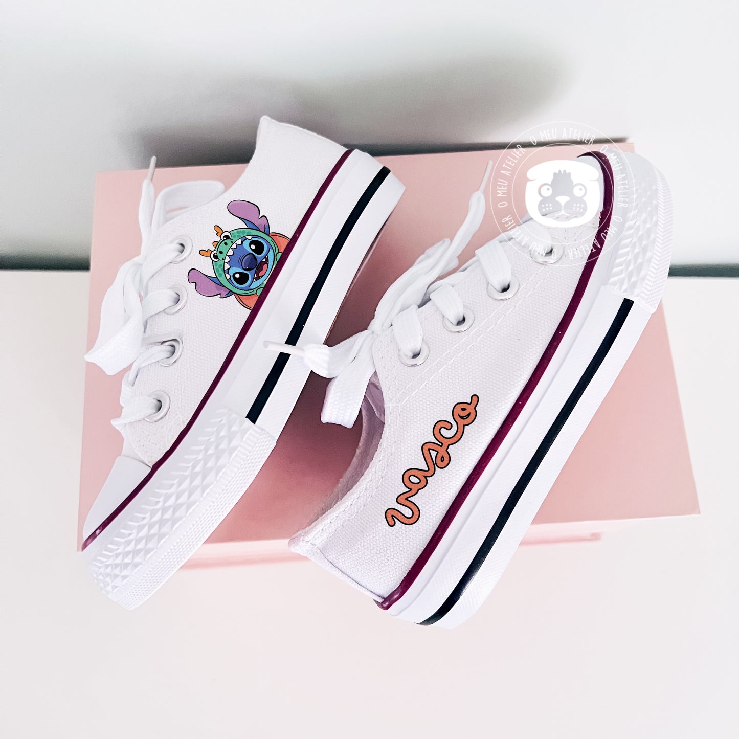 Sapatilhas Personalizadas – Estilo Clássico de Cano Baixo