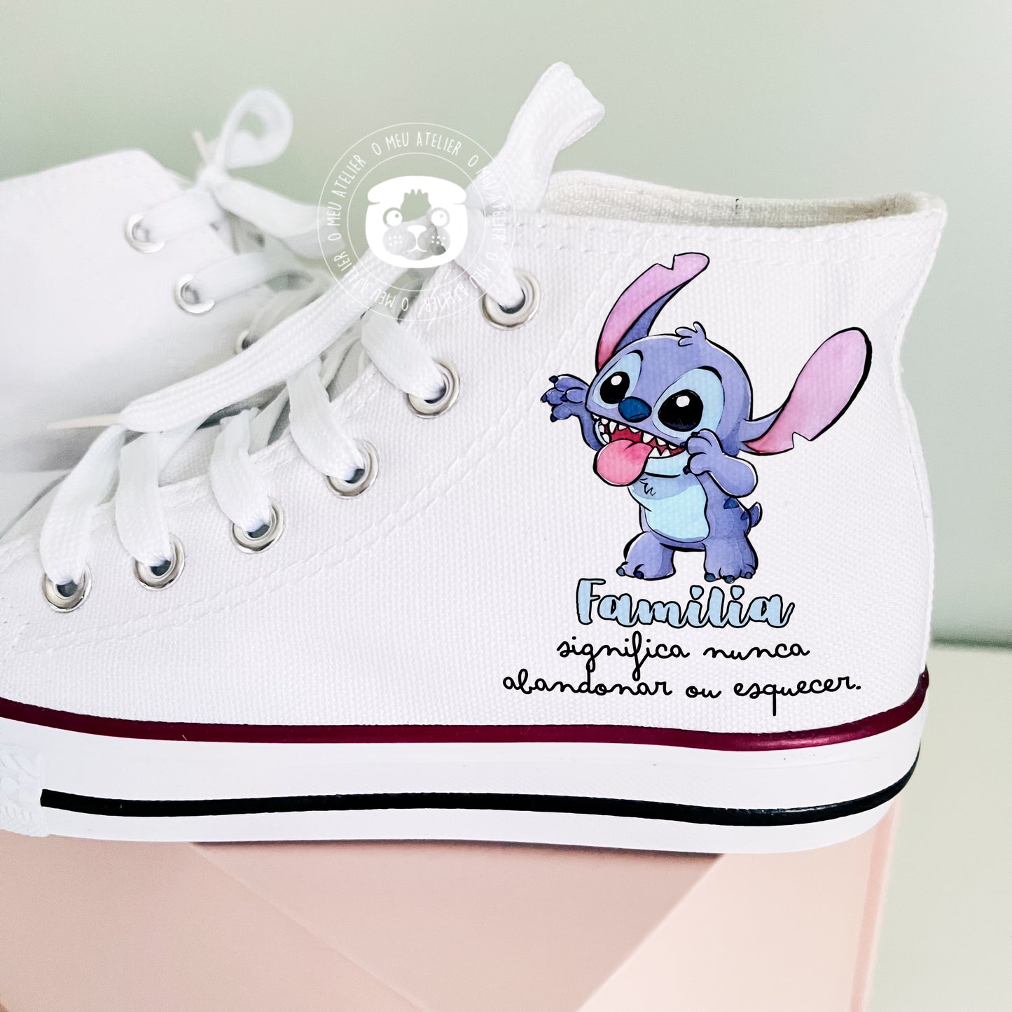 Sapatilhas Personalizadas – Estilo Clássico de Cano Alto