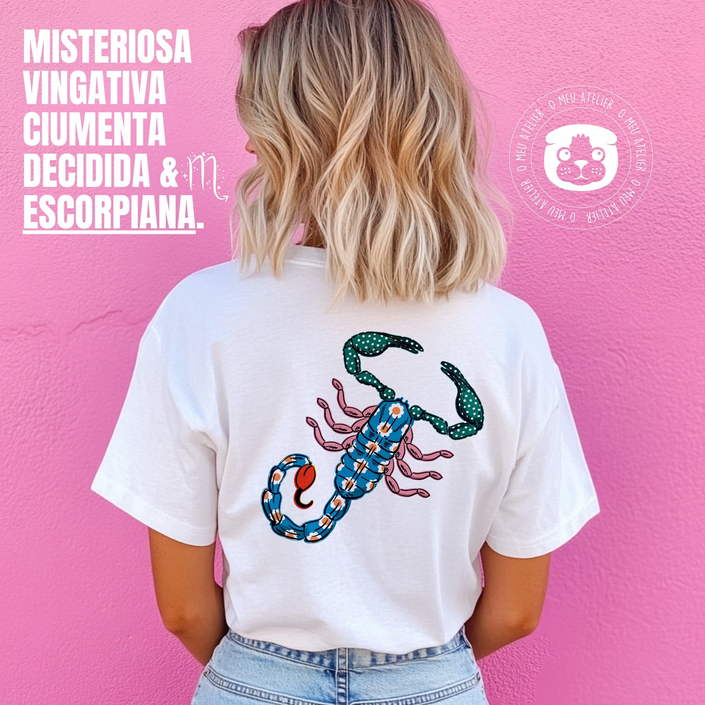 T-shirt signos – Escorpião