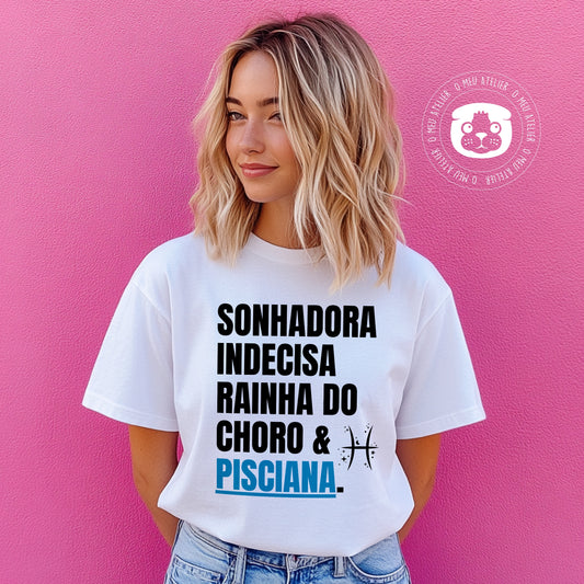 T-shirt signos – Peixes