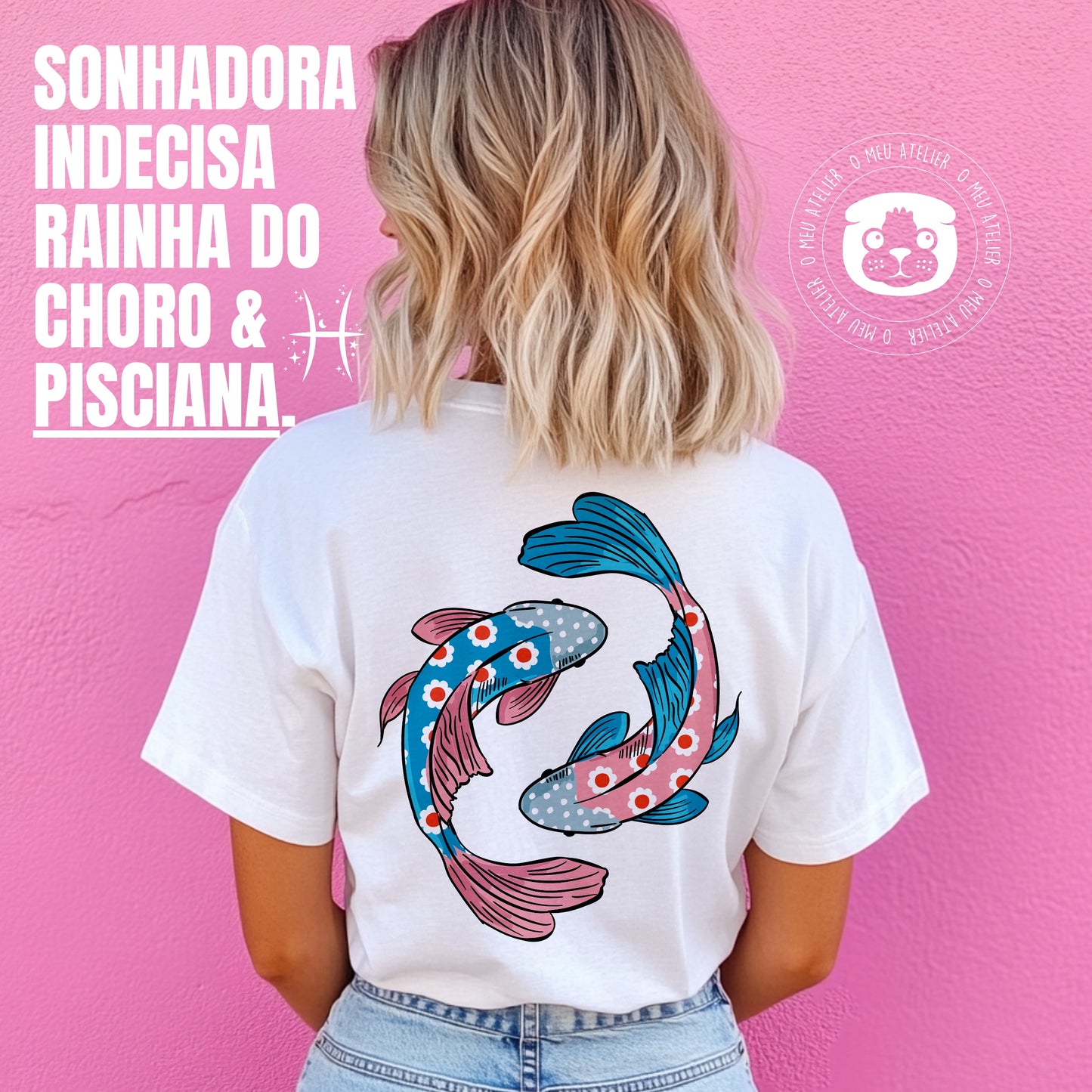T-shirt signos – Peixes