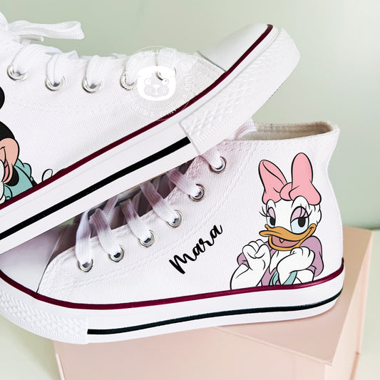 Sapatilhas Personalizadas – Estilo Clássico de Cano Alto