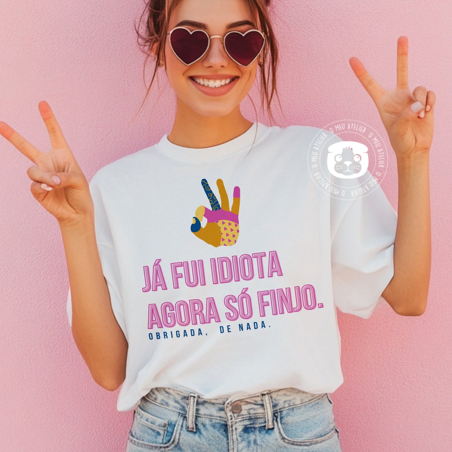 T-shirt “Já fui idiota…”