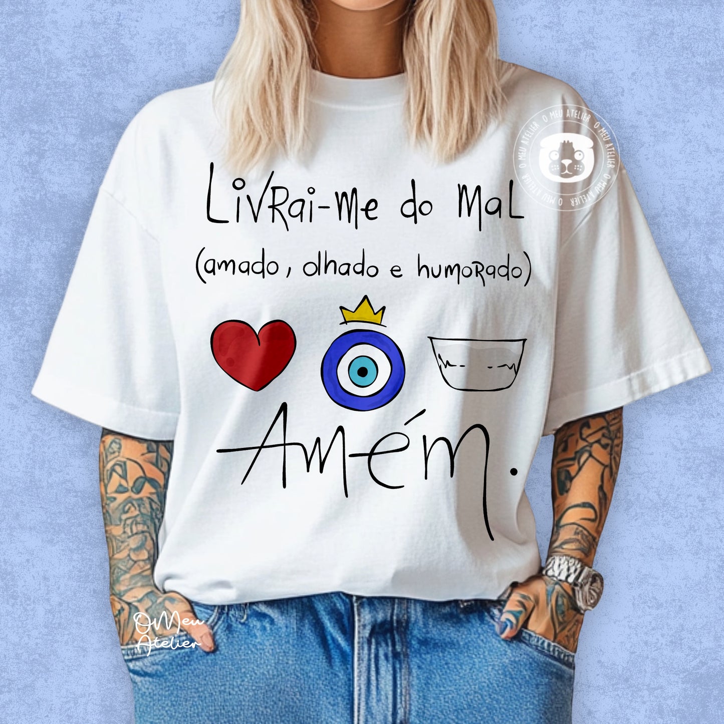 T-shirt “Livrai-me do Mal”