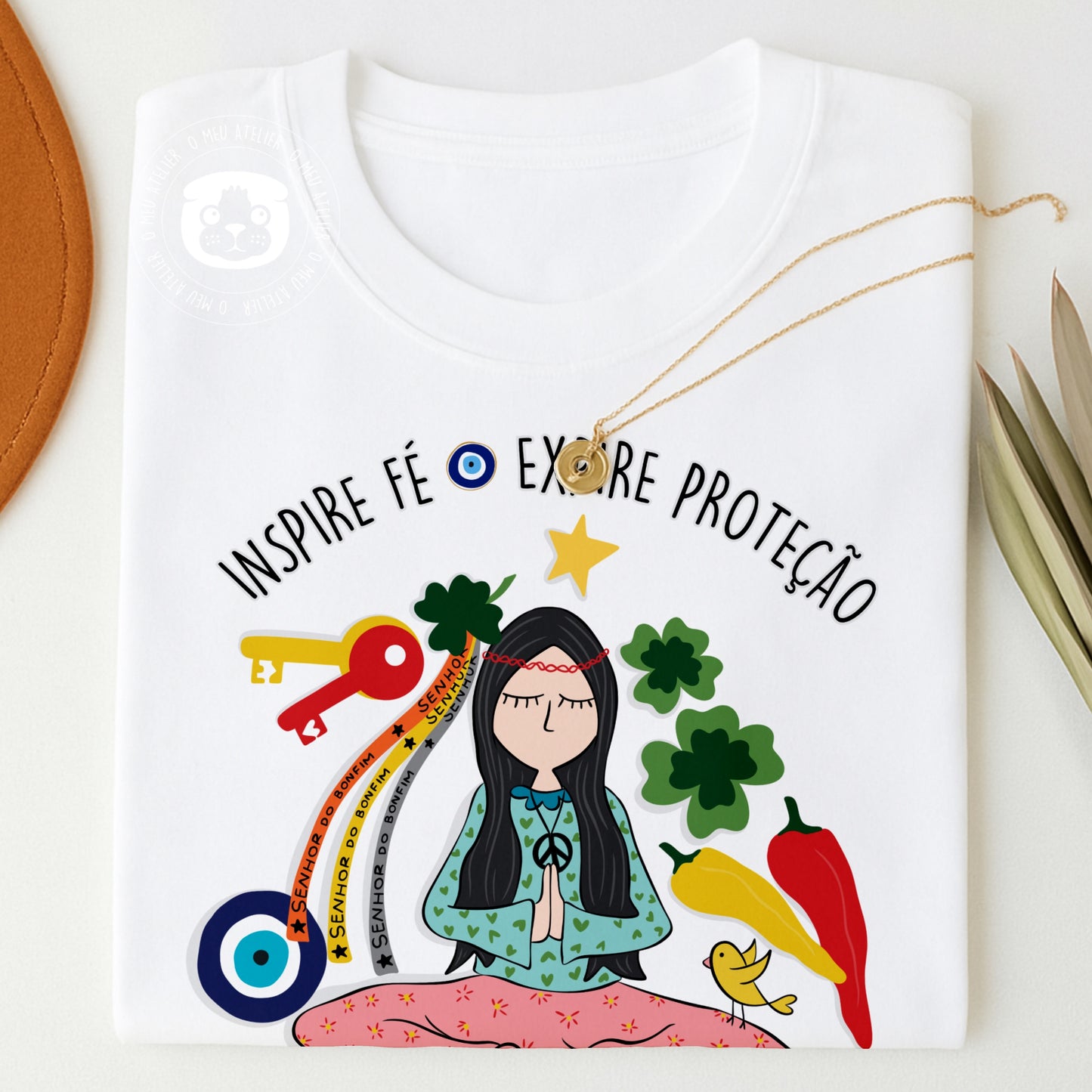 T-shirt “Inspire Fé, Expire Proteção”