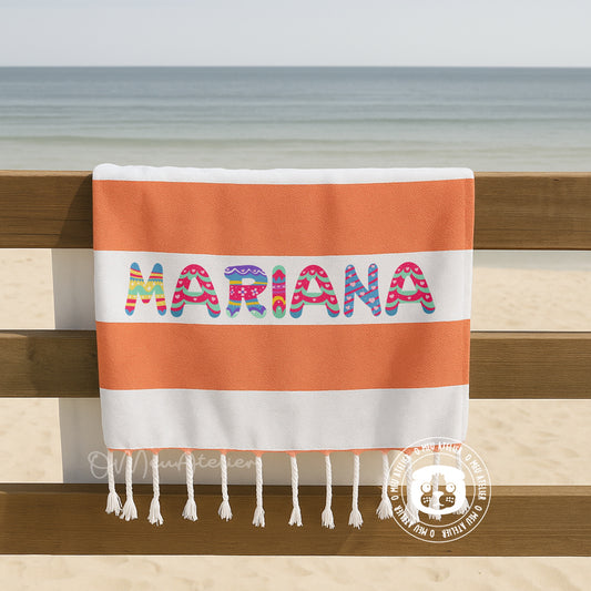 Toalha da Praia Algodão “Nomes”