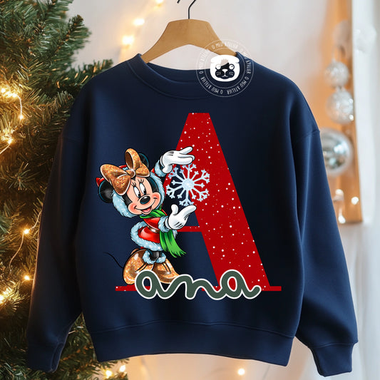 Camisolas de Natal Personalizadas com Nome – Amigos Mágicos – 100% Algodão Cardado