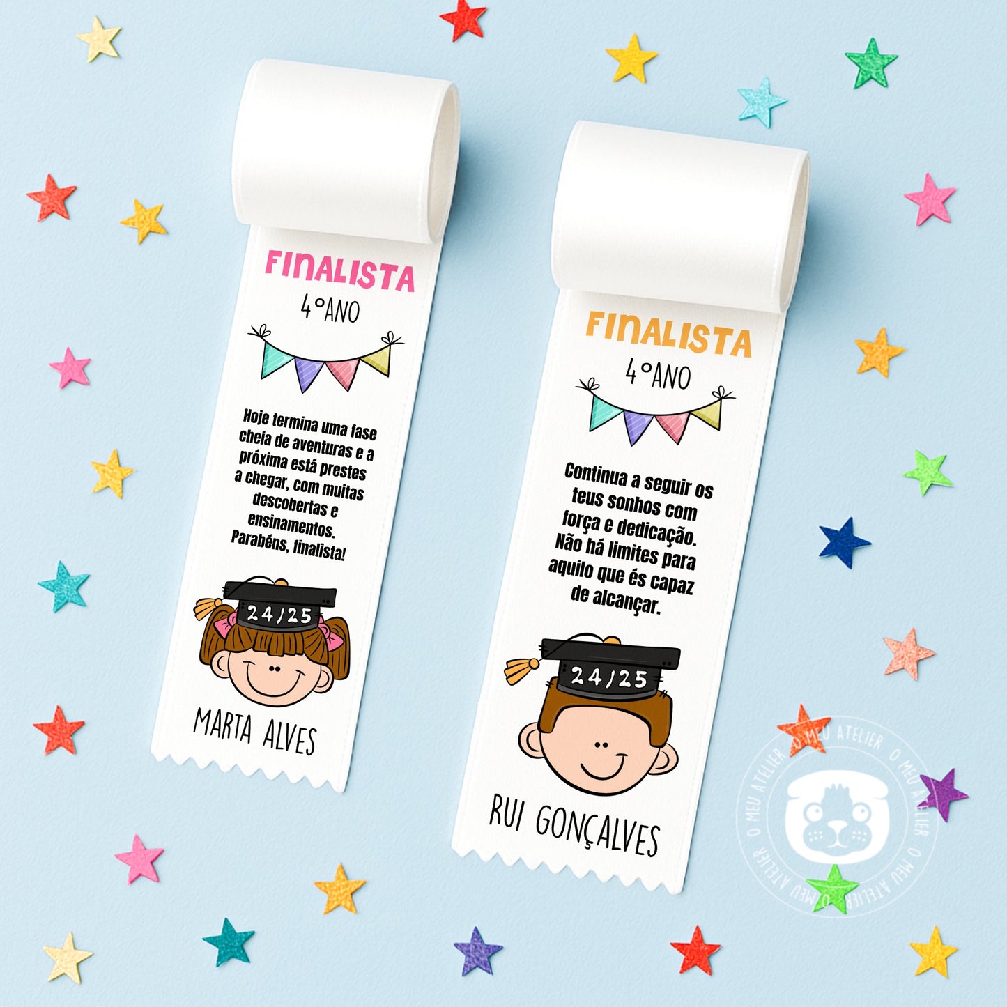 Fitas Finalistas Personalizadas