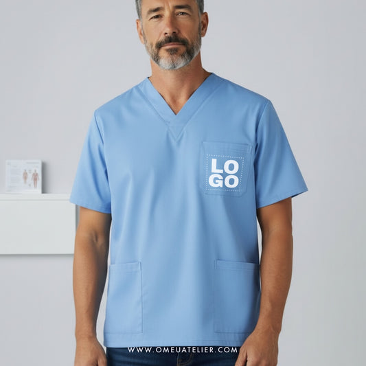 Túnica Médica Unissexo Personalizada | Conforto Profissional