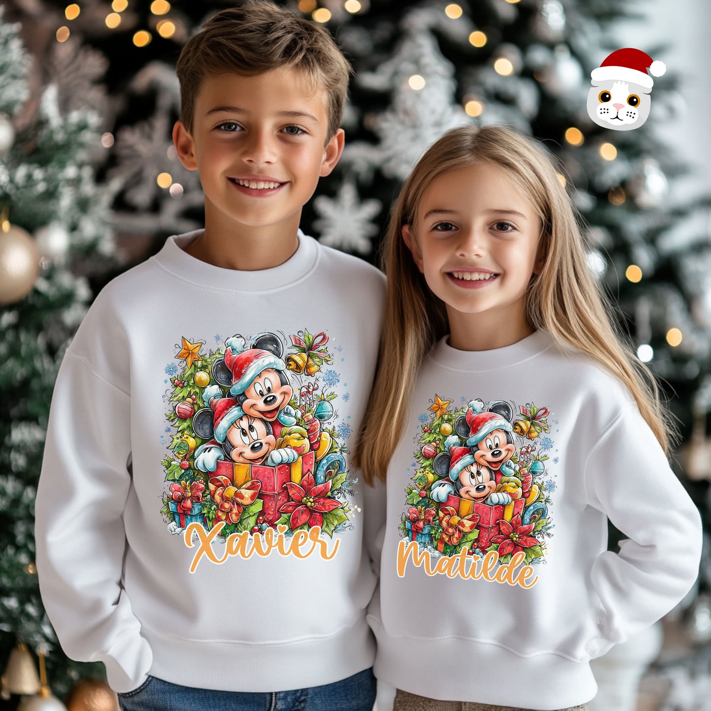 Sweats de Natal Personalizadas – 100% Algodão Cardado (Cópia)