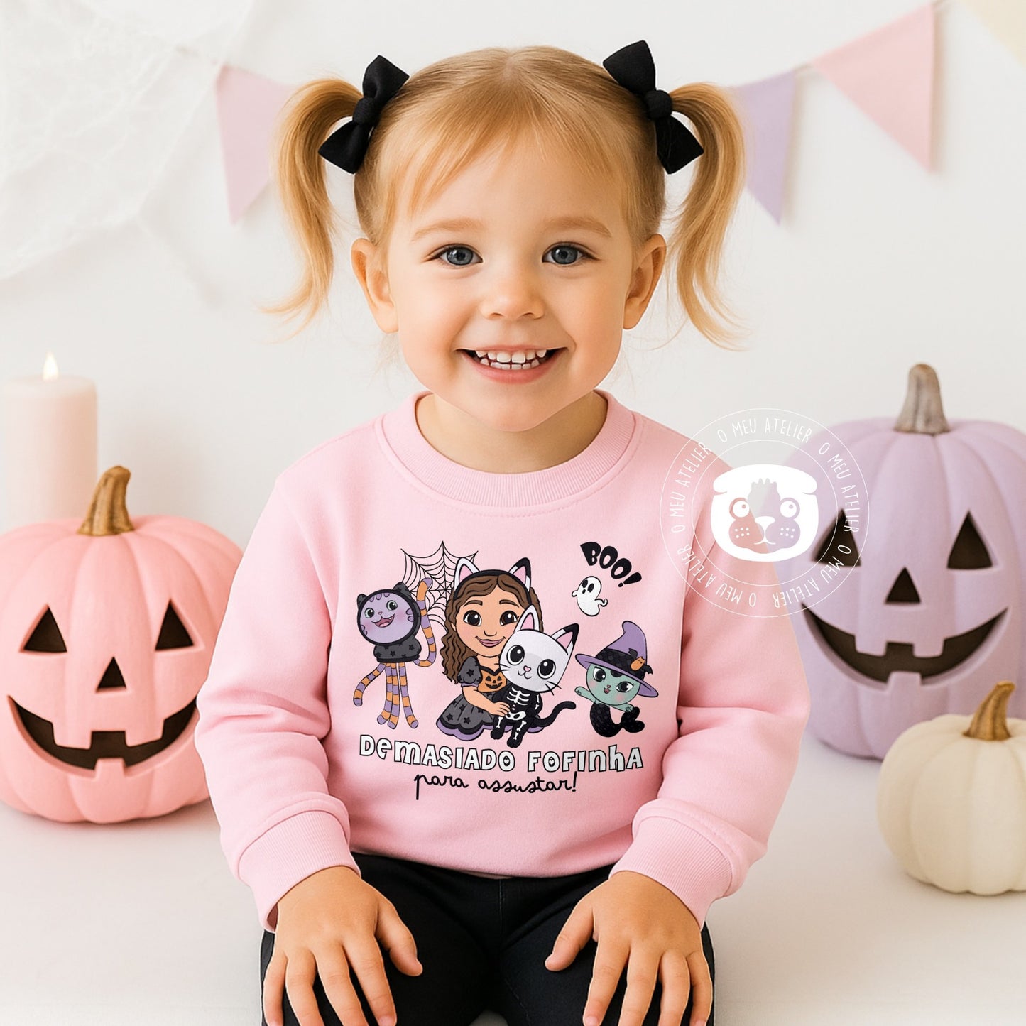 Sweatshirt Infantil Personalizada Halloween