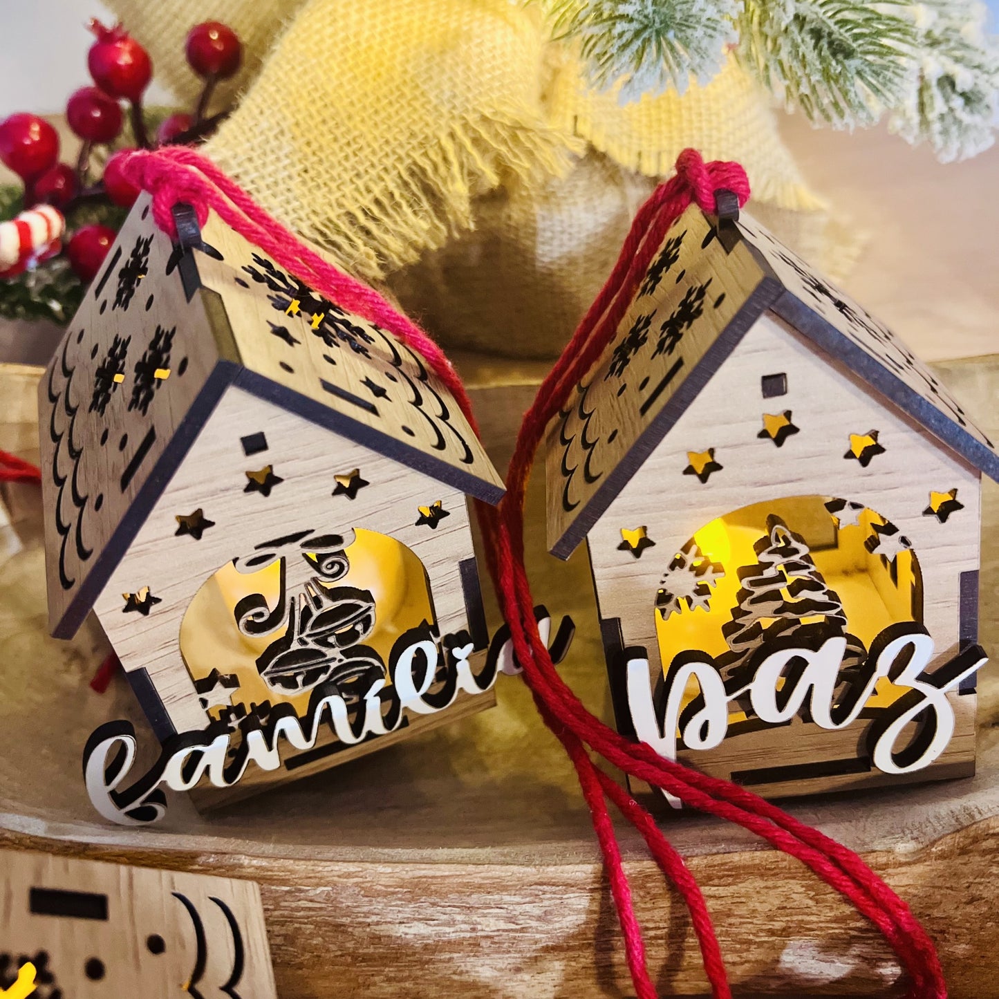 Enfeite Casinha de Natal