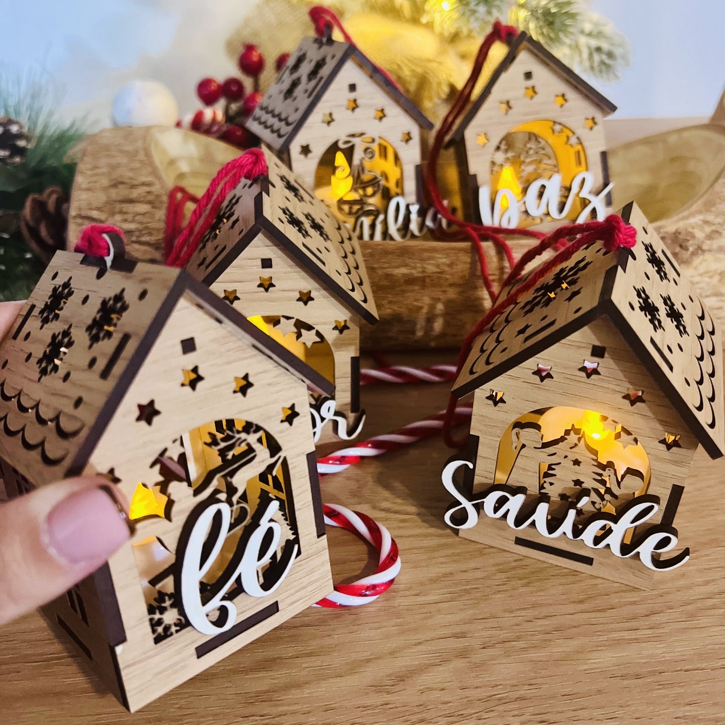 Enfeite Casinha de Natal