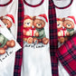 Pijamas de Natal Personalizados – Família Urso