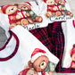 Pijamas de Natal Personalizados – Família Urso