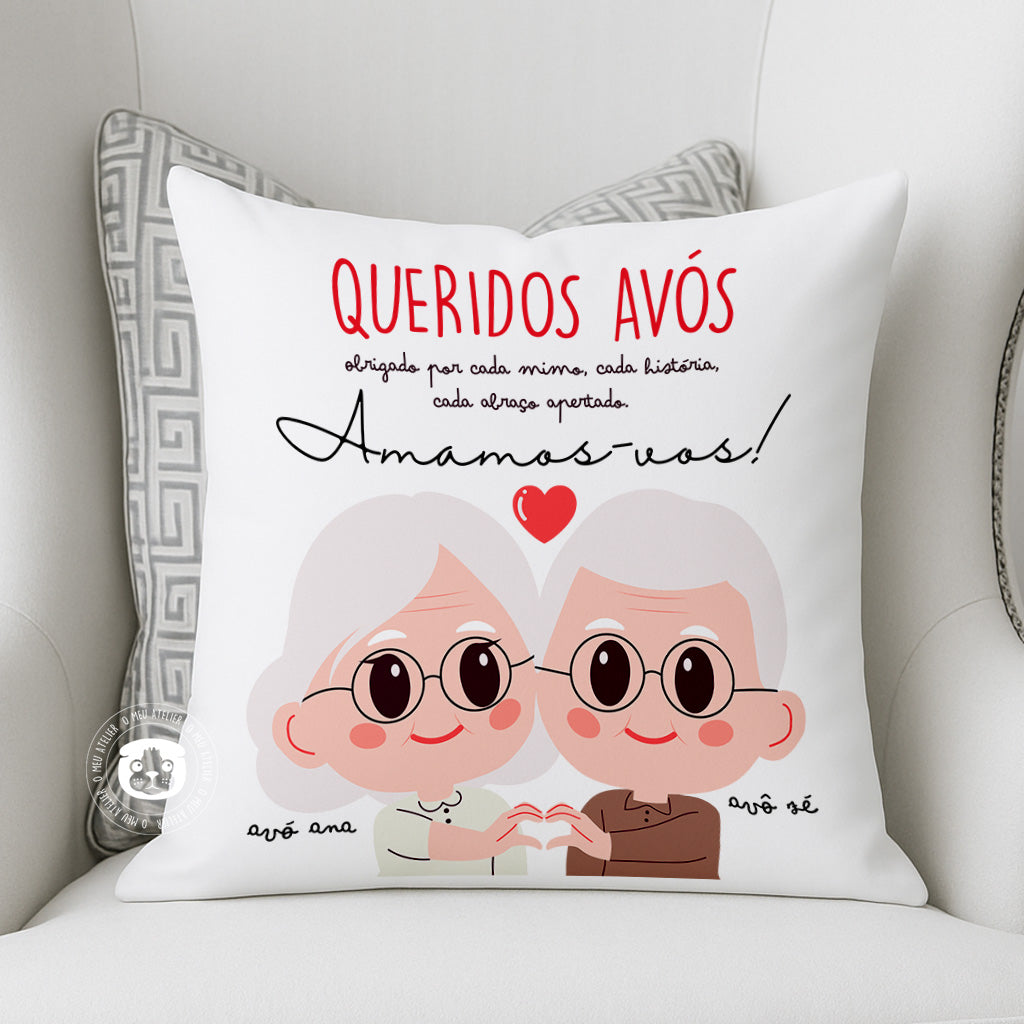 Almofada Personalizada "Queridos Avós"