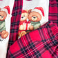 Pijamas de Natal Personalizados – Família Urso