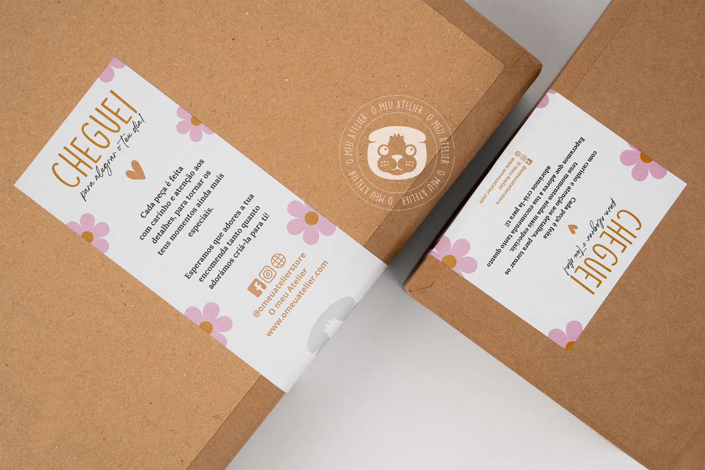 Etiquetas Adesivas Personalizadas - Selagem de Caixas e Sacos de Envios