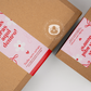 Etiquetas Adesivas Personalizadas - Selagem de Caixas e Sacos de Envios "Sweet"