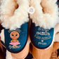 Pantufas da serra personalizadas “Bolachinha Menina”