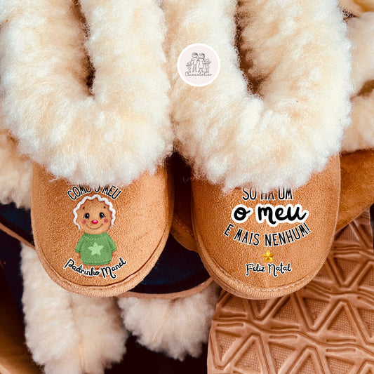 Pantufas da serra personalizadas “Bolachinha Menino”