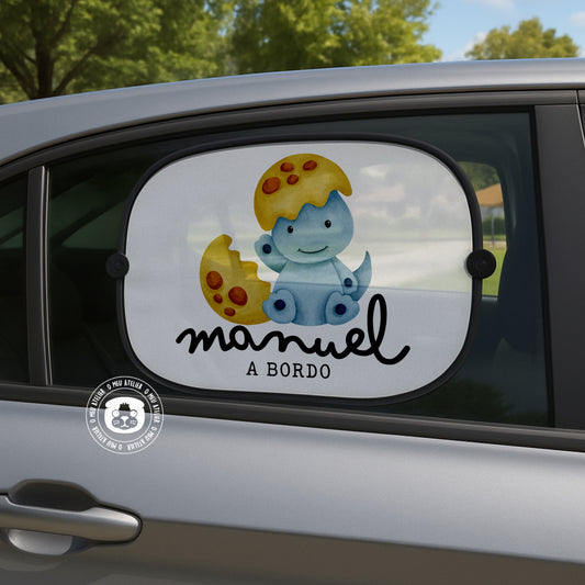 Tapa-sol Personalizado para Carro – 1 ou 2 Unidades com Ventosas