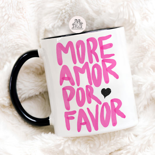 Caneca de cerâmica personalizada “More Amor”