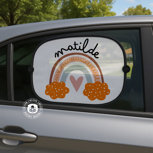 Tapa-sol Personalizado para Carro – 1 ou 2 Unidades com Ventosas