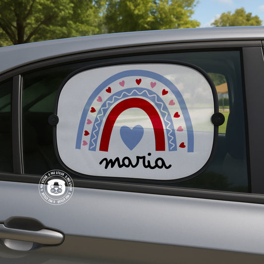 Tapa-sol Personalizado para Carro – 1 ou 2 Unidades com Ventosas
