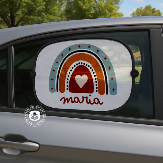 Tapa-sol Personalizado para Carro – 1 ou 2 Unidades com Ventosas