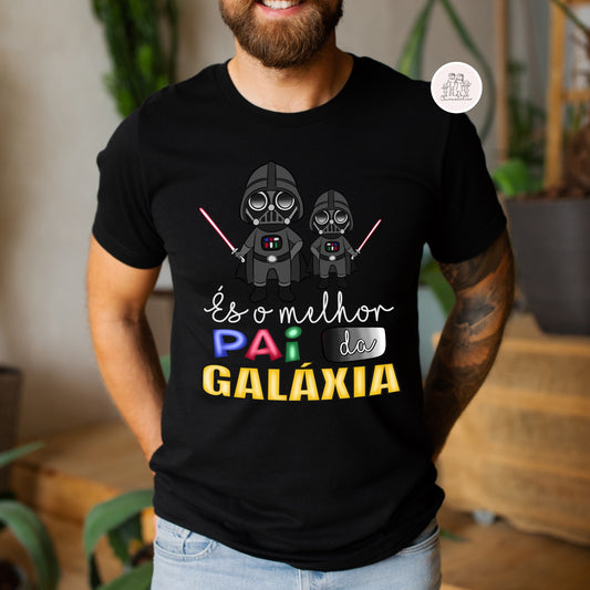 T-shirt dia do Pai “Galáxia”