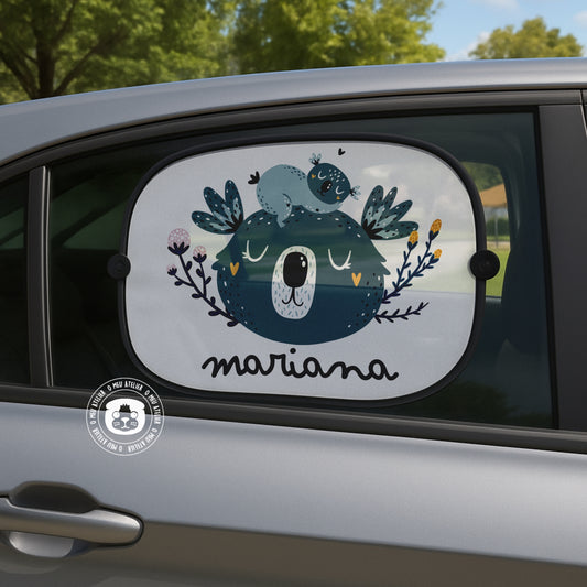 Tapa-sol Personalizado para Carro – 1 ou 2 Unidades com Ventosas