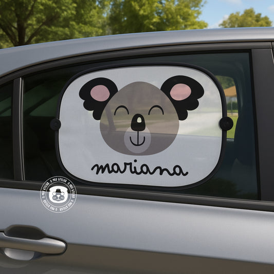 Tapa-sol Personalizado para Carro – 1 ou 2 Unidades com Ventosas