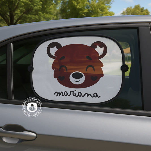Tapa-sol Personalizado para Carro – 1 ou 2 Unidades com Ventosas