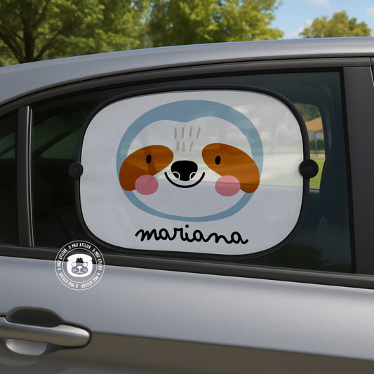 Tapa-sol Personalizado para Carro – 1 ou 2 Unidades com Ventosas
