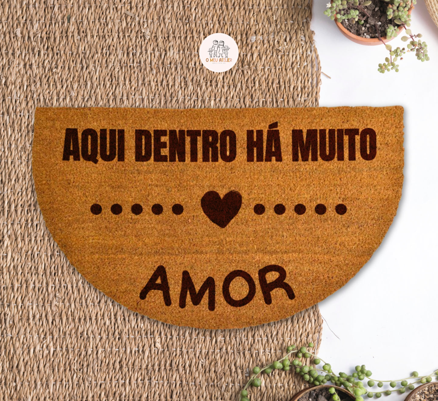 Tapete de entrada personalizado “Amor”