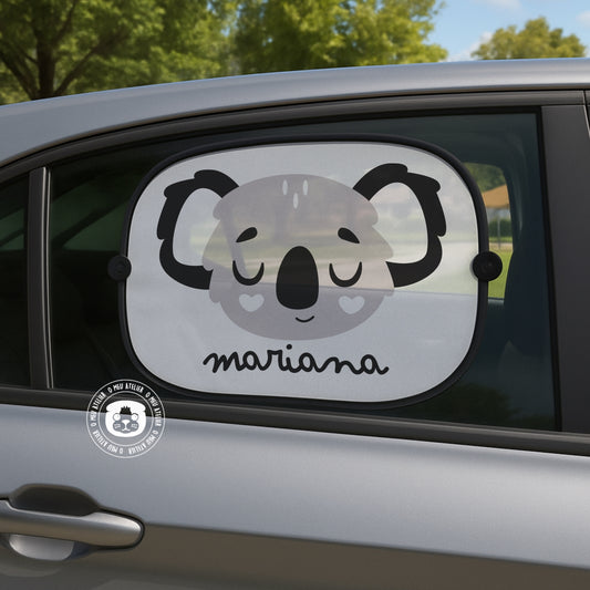 Tapa-sol Personalizado para Carro – 1 ou 2 Unidades com Ventosas