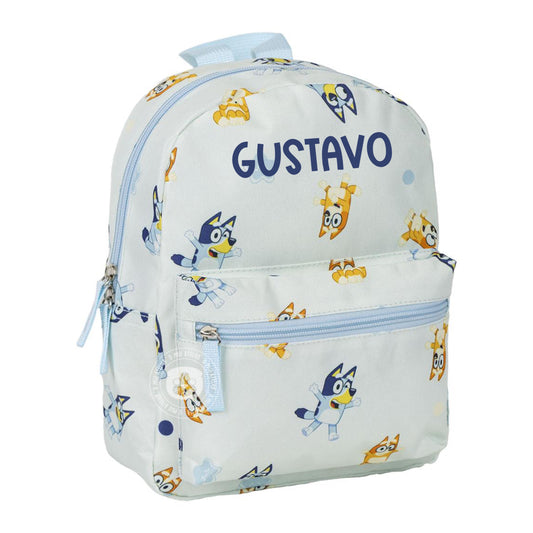 Mochila de Creche Estampada Bluey – Personalizada com Nome