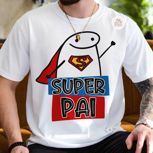 T-shirt dia do Pai Flork “Super-Pai”