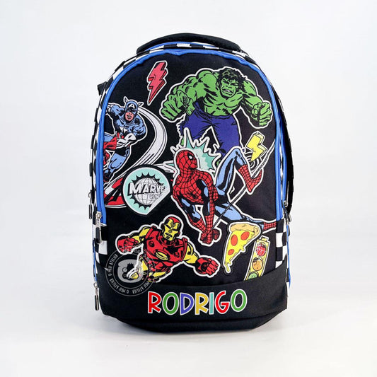 Mochila Escolar Grande Avengers - Personalizada com nome